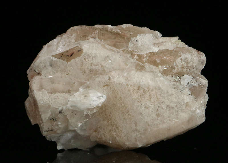 Ettringite on Calcite, "N'Chwaning II Mine, Kalahari Manganese Field, Northern Cape, South Africa "