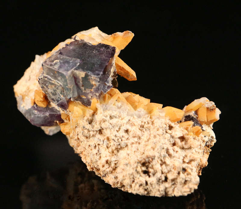 Quartz Penetrating Fluorite Small Cabinet Cluster, Brandberg Mnt, Namibia