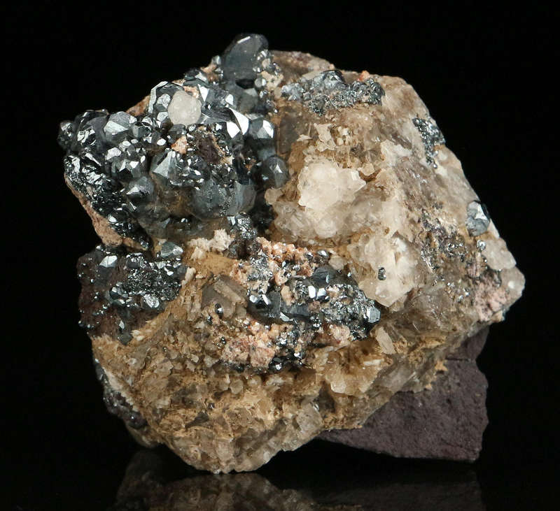 Hematite on Matrix, "N'Chwaning II Mine, Kalahari Manganese Field, Northern Cape, South Africa "