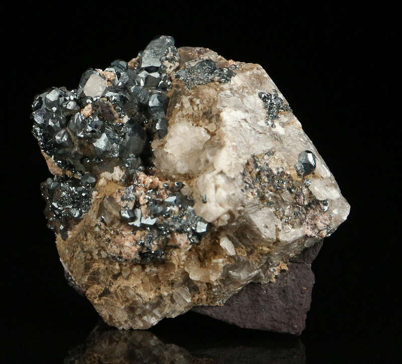 Hematite on Matrix, "N'Chwaning II Mine, Kalahari Manganese Field, Northern Cape, South Africa "