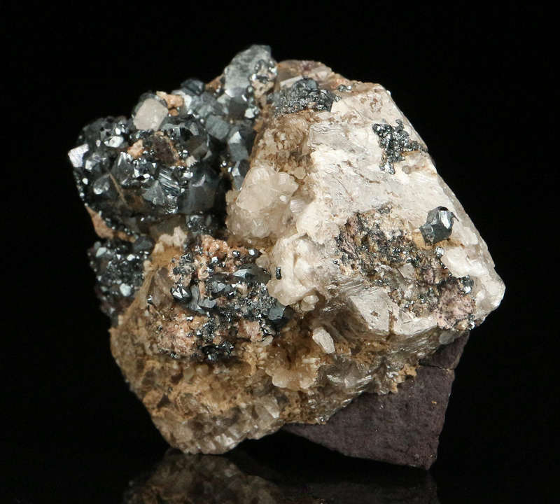 Hematite on Matrix, "N'Chwaning II Mine, Kalahari Manganese Field, Northern Cape, South Africa "