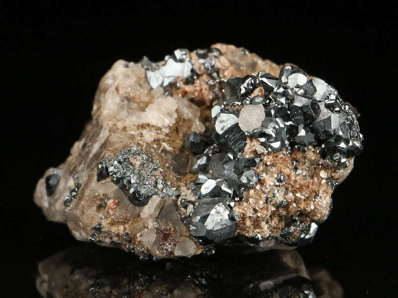 Hematite on Matrix, "N'Chwaning II Mine, Kalahari Manganese Field, Northern Cape, South Africa "