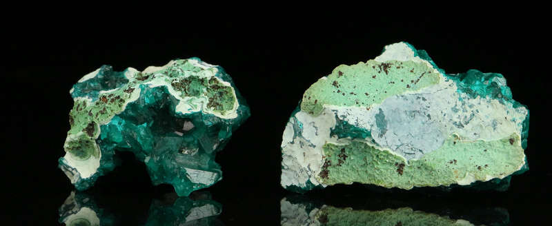 Dioptase Pair, Tantara Mine, DRC