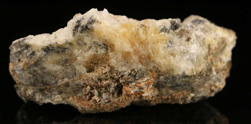 Baryte on Small Cabinet Matrix, Rosh Pinah Mine, Namibia