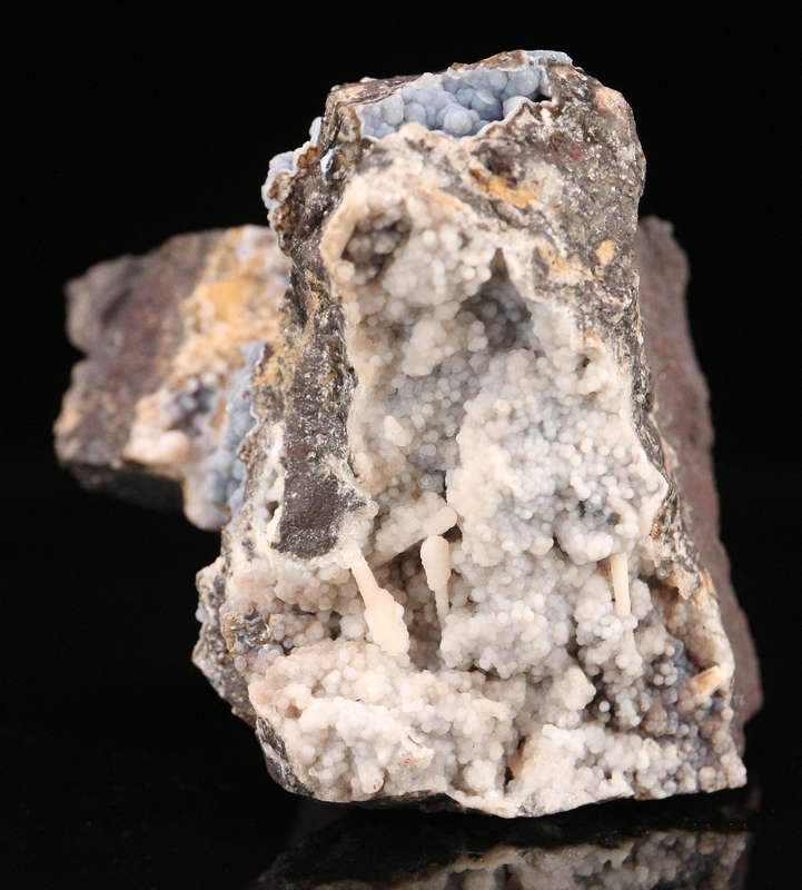 Quartz on Chalcedony, N'Chwaning I, Northern Cape, South Africa