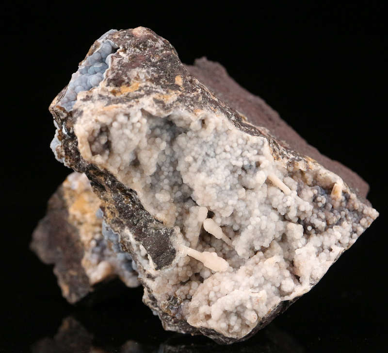 Quartz on Chalcedony, N'Chwaning I, Northern Cape, South Africa