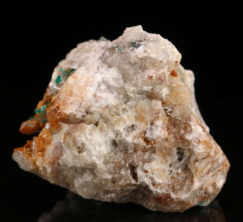 Dioptase, Wulfenite on Matrix, Kaokoveld Region, Namibia