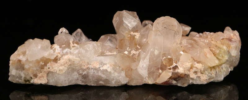 Dioptase on Quartz, Kaokoveld Region, Namibia
