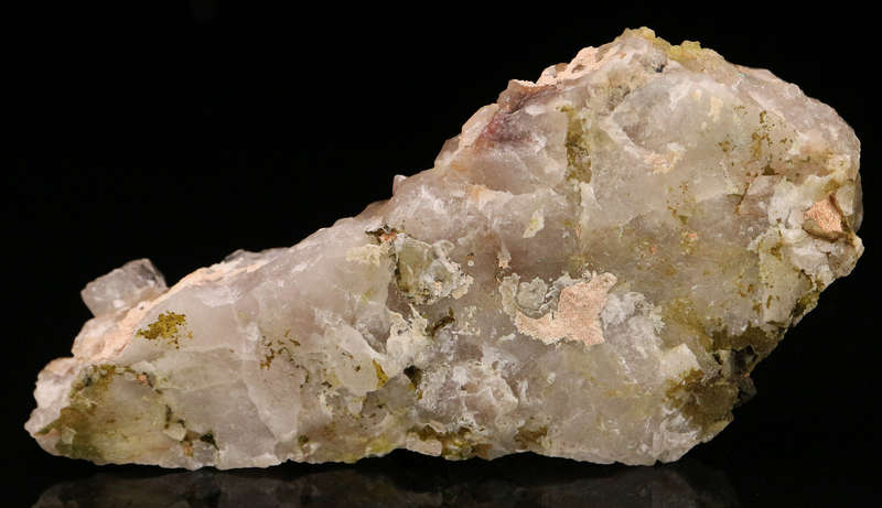 Dioptase on Quartz, Kaokoveld Region, Namibia