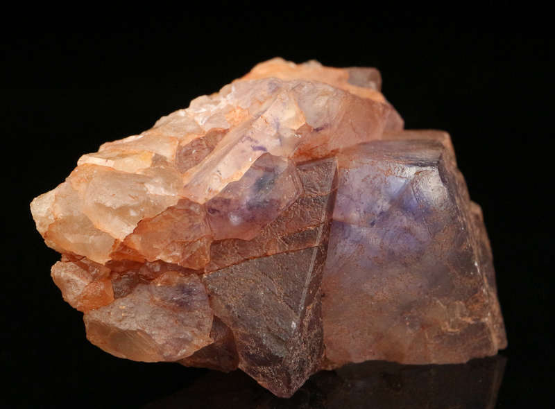 Purple Fluorite on Matrix Miniature, Riemvasmaak, Northern Cape, South Africa