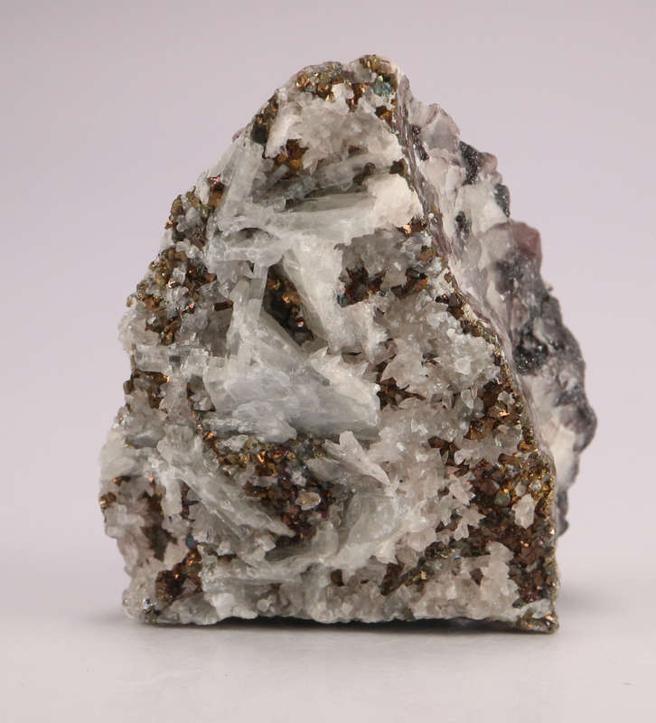 Calcite on Pyrite, N'Chwaning II, Northern Cape, South Africa