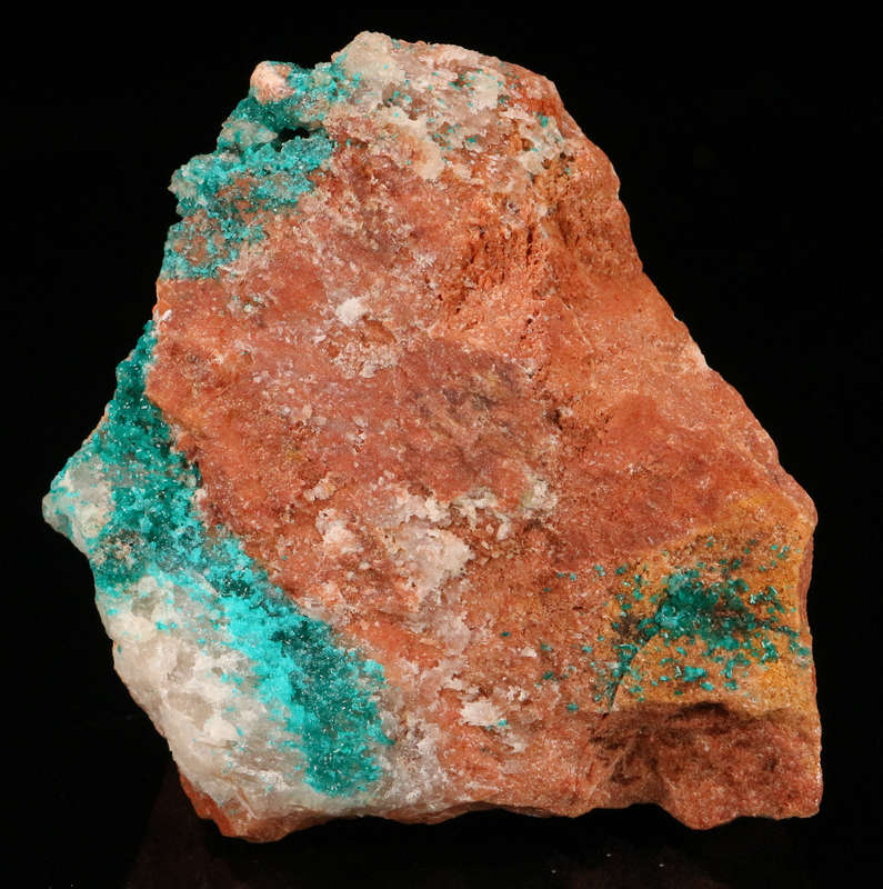 Dioptase on Matrix, Kaokoveld Region, Namibia