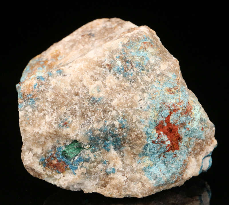Quartz on Shattuckite Vug, Kaokoveld Region, Namibia