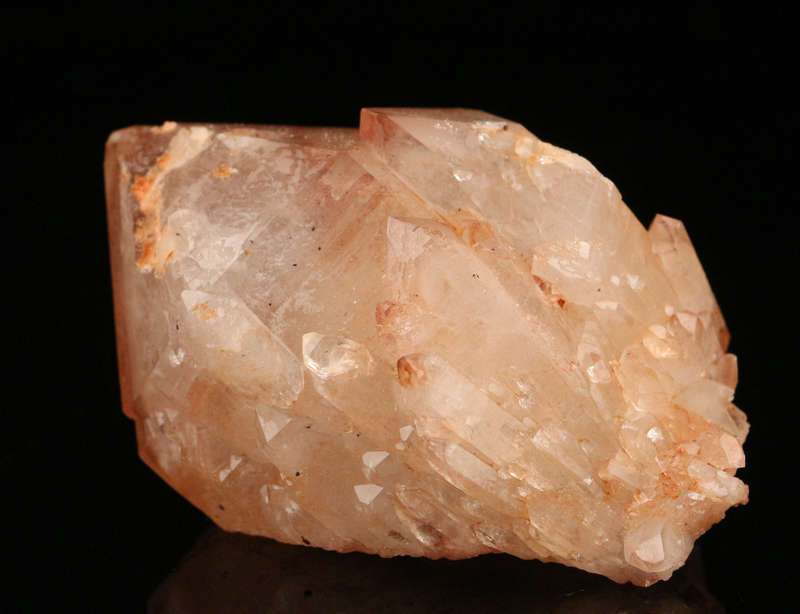 Hematite in Quartz Cluster, Orange River Area, Northern Cape, South Africa