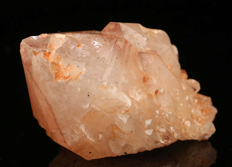 Hematite in Quartz Cluster, Orange River Area, Northern Cape, South Africa