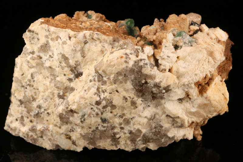 Fluorite on Feldspar, Erongo Mountains, Karibib Constituency, Erongo Region, Namibia