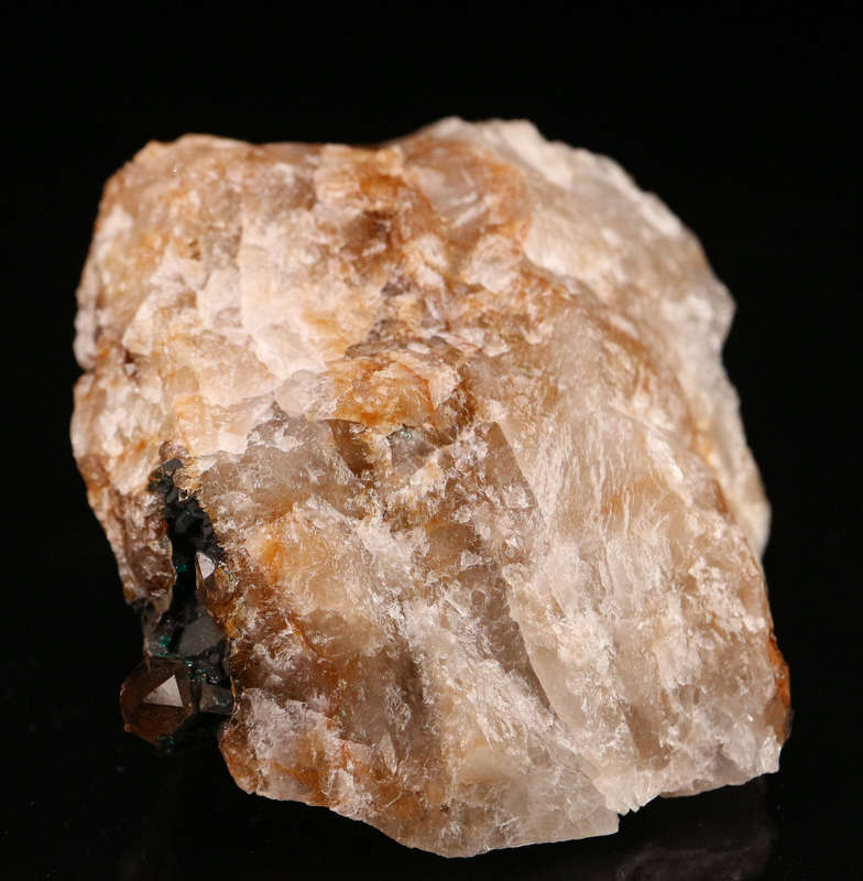 Dioptase on Quartz, Kaokoveld Region, Namibia