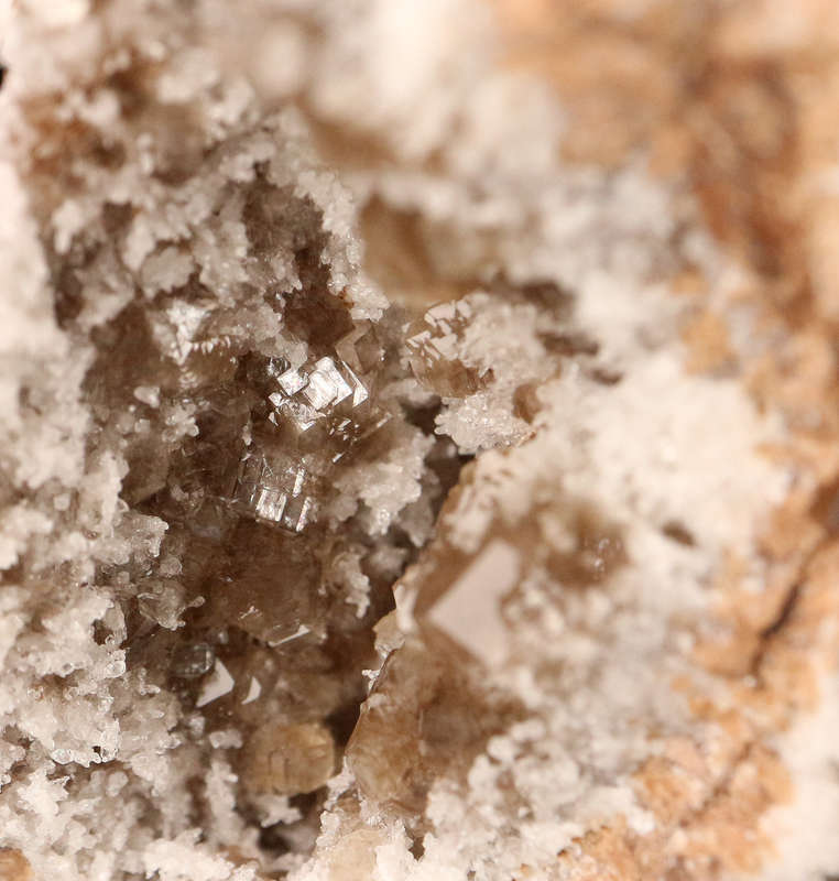 Baryte on Calcite on Matrix, N'Chwaning II, Northern Cape, South Africa