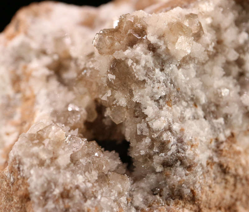 Baryte on Calcite on Matrix, N'Chwaning II, Northern Cape, South Africa