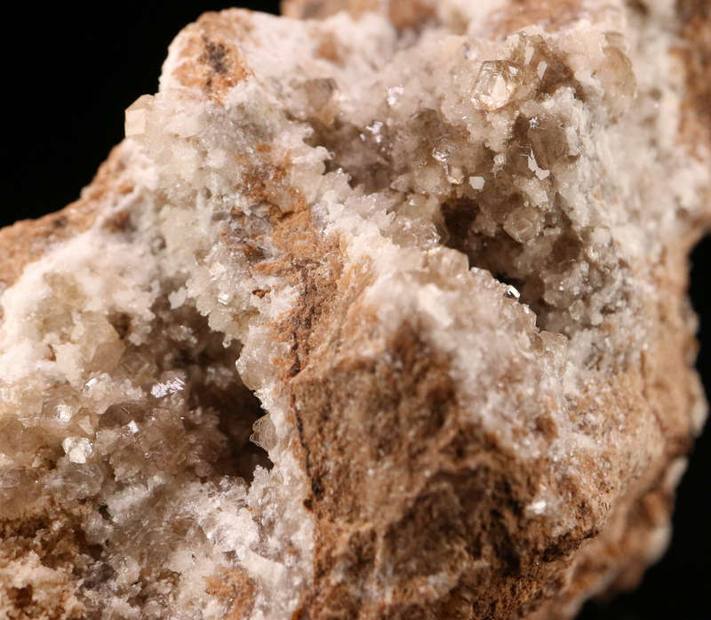 Baryte on Calcite on Matrix, N'Chwaning II, Northern Cape, South Africa