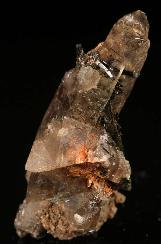 Aegirine & Smoky Quartz, Zomba Mnt, Malawi