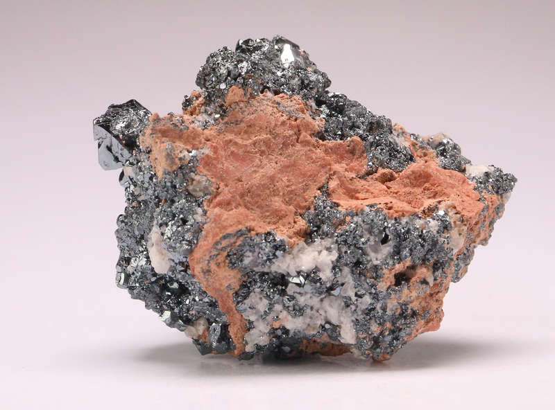 Baryte on hematite Cluster, N'Chwaning II, Northern Cape, South Africa