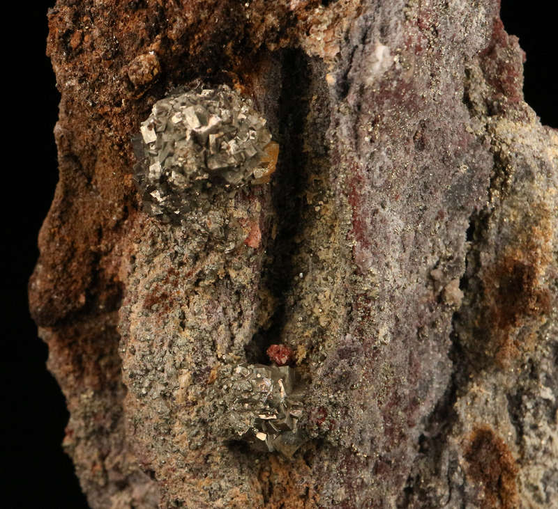 Marcasite on Matrix, Rosh Pinah Mine, Namibia