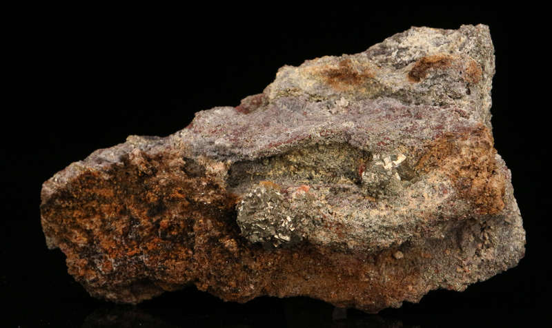 Marcasite on Matrix, Rosh Pinah Mine, Namibia
