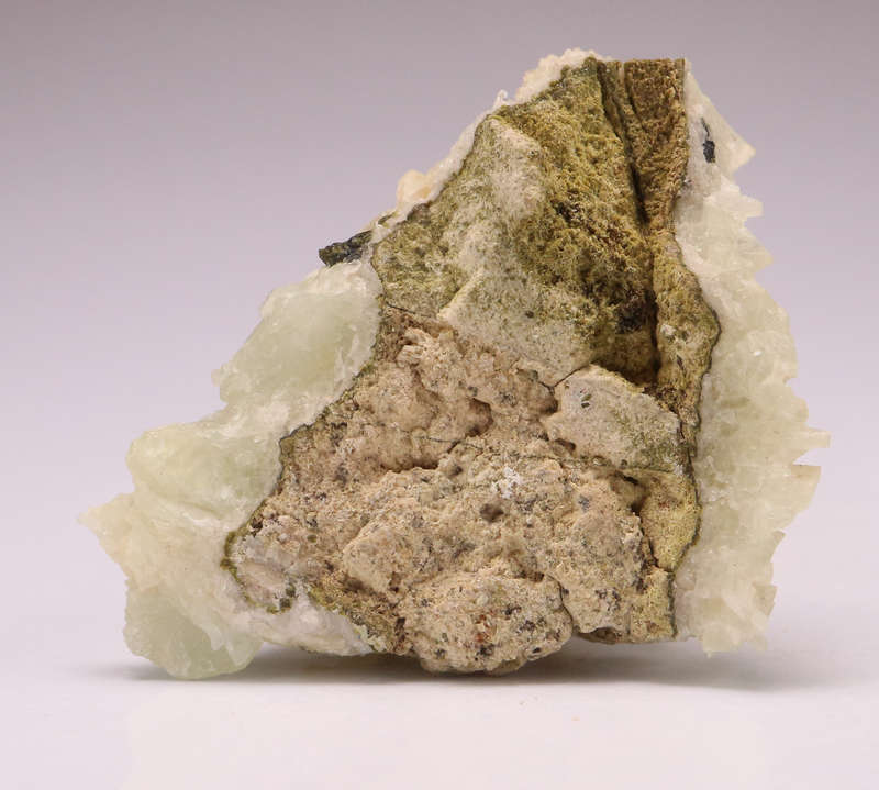 Prehnite on Matrix, Gobobosebberge Mnt, Namibia