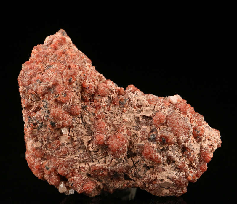 Andradite on Hematite, "N'Chwaning II Mine, Kalahari Manganese Field, Northern Cape, South Africa. "