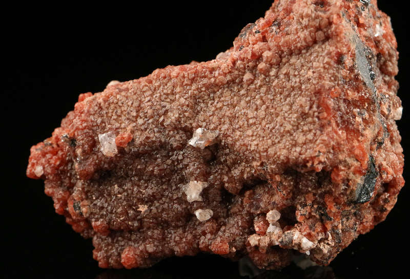 Andradite on Hematite, "N'Chwaning II Mine, Kalahari Manganese Field, Northern Cape, South Africa. "