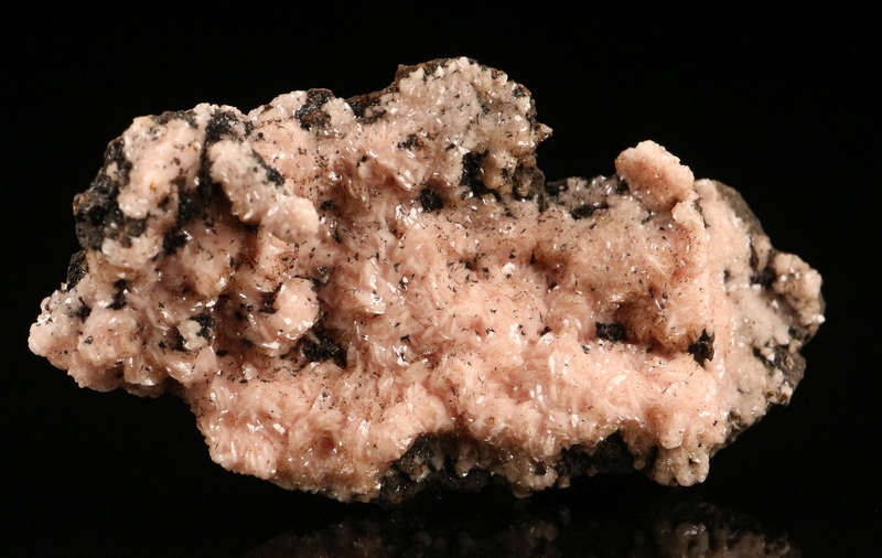 Rhodochrosite on Matrix,"N'Chwaning II Mine, Kalahari Manganese Field, Northern Cape, South Africa.