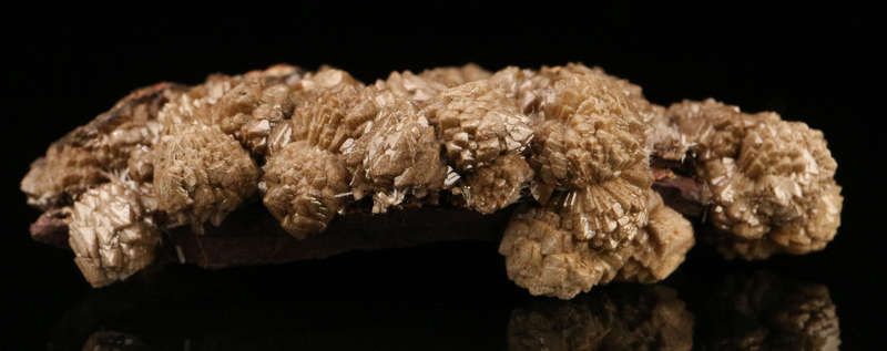 Olmiite on Matrix, "N'Chwaning II Mine, Kalahari Manganese Field, Northern Cape, South Africa. "