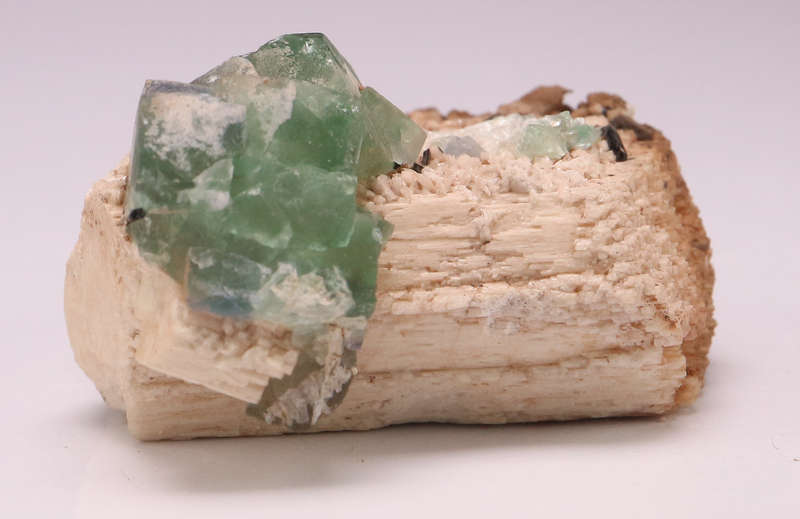 Fluorite on Feldspar, Erongo Mnt Region, Namibia