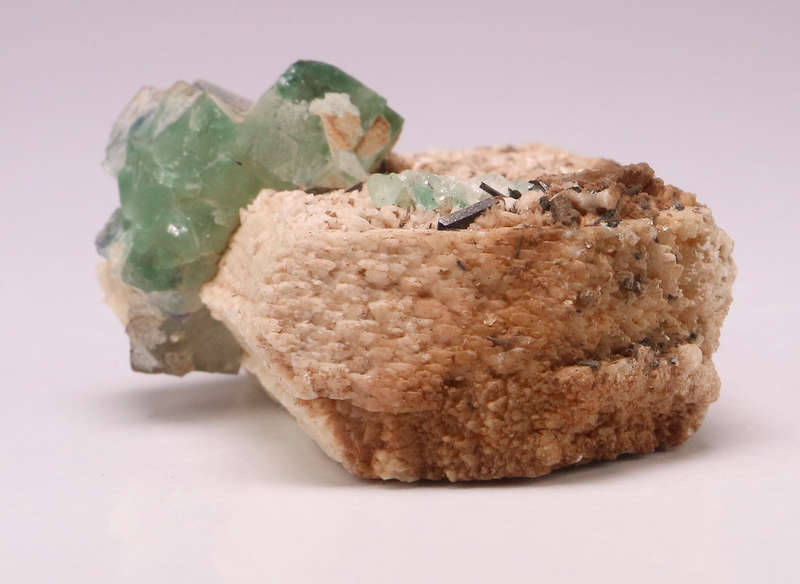 Fluorite on Feldspar, Erongo Mnt Region, Namibia