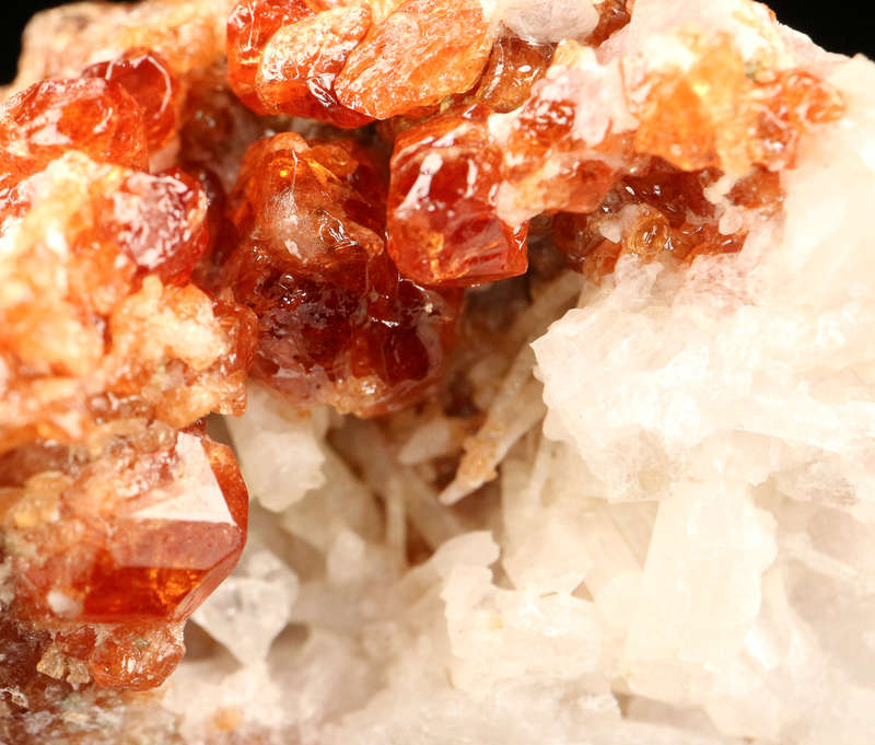 Orange Garnet on Matrix, Unknown