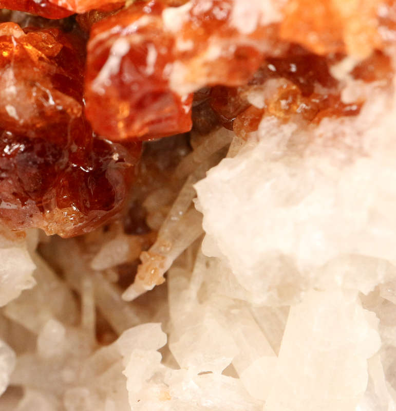 Orange Garnet on Matrix, Unknown
