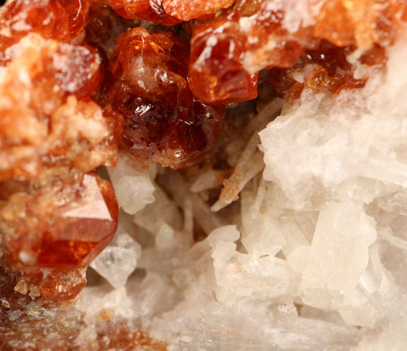 Orange Garnet on Matrix, Unknown