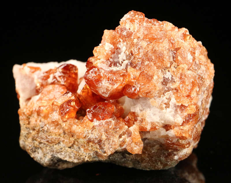 Orange Garnet on Matrix, Unknown