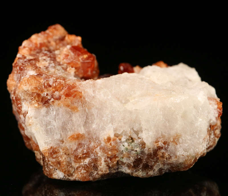 Orange Garnet on Matrix, Unknown