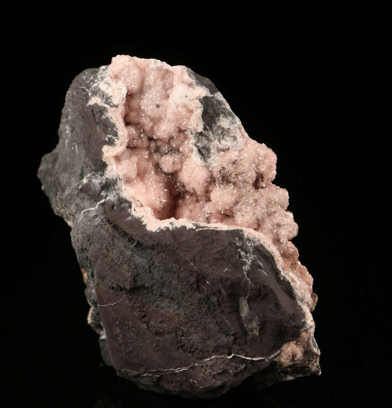 Rhodochrosite on Matrix,"N'Chwaning II Mine, Kalahari Manganese Field, Northern Cape, South Africa.