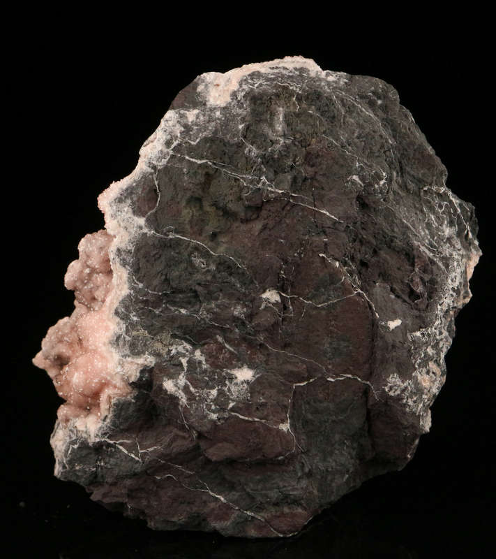 Rhodochrosite on Matrix,"N'Chwaning II Mine, Kalahari Manganese Field, Northern Cape, South Africa.