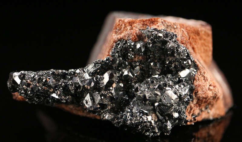 Hematite on Matrix, N'Chwaning II, Northern Cape, South Africa