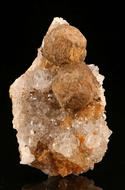 Fluorite on Quartz, Orange River Area, Northern Cape, South Africa