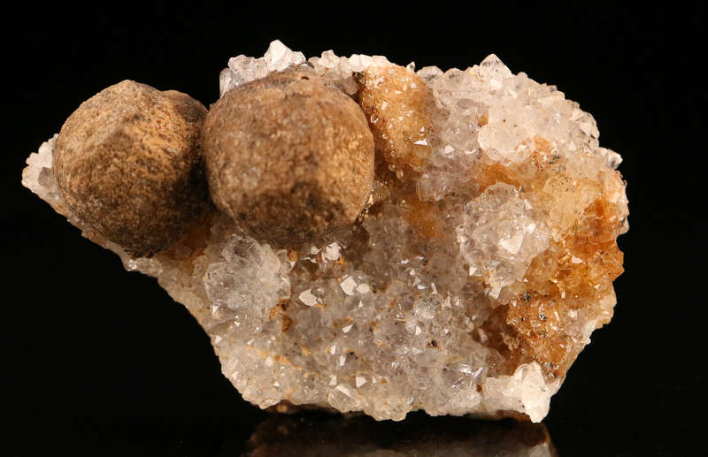 Fluorite on Quartz, Orange River Area, Northern Cape, South Africa