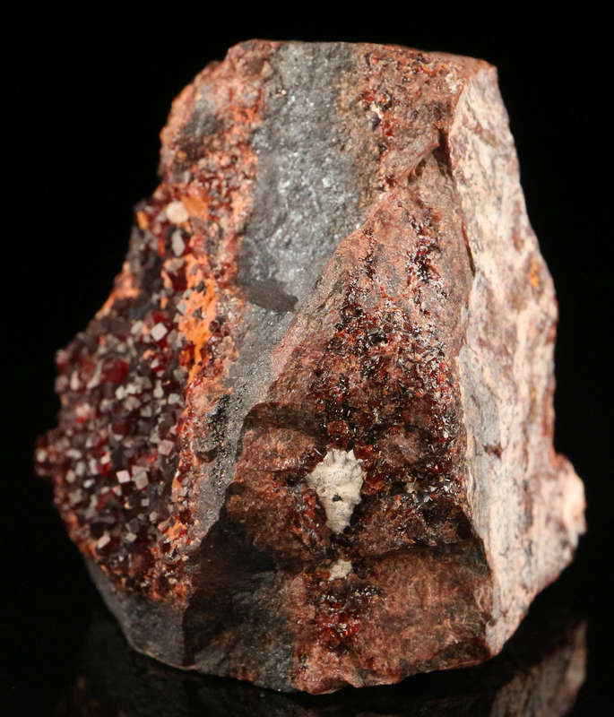 Andradite on Matrix, "N'Chwaning II Mine, Kalahari Manganese Field, Northern Cape, South Africa. "