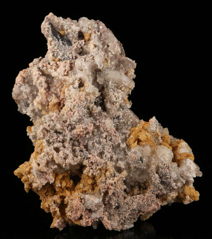 Goethite incl Calcite Cluster,"N'Chwaning II Mine, Kalahari Manganese Field, Northern Cape, South Af