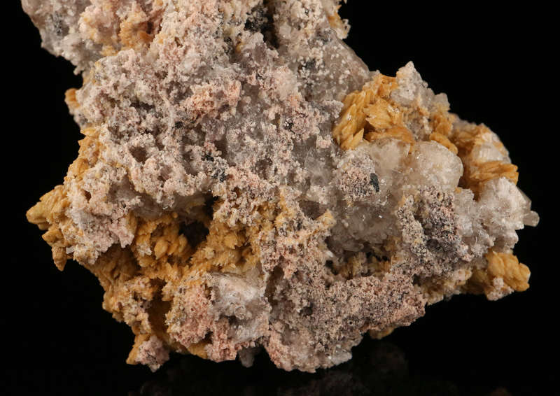 Goethite incl Calcite Cluster,"N'Chwaning II Mine, Kalahari Manganese Field, Northern Cape, South Af