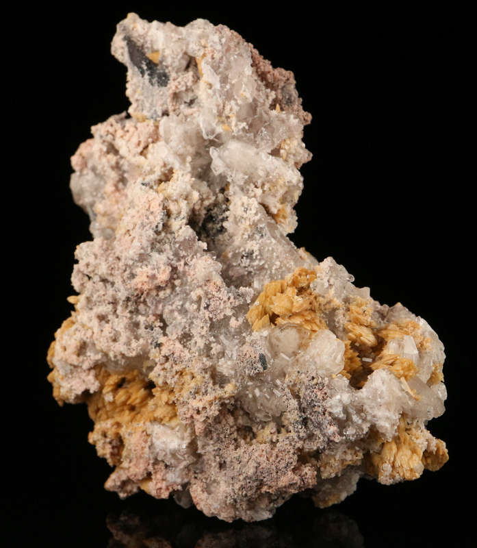 Goethite incl Calcite Cluster,"N'Chwaning II Mine, Kalahari Manganese Field, Northern Cape, South Af