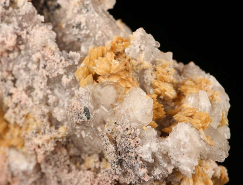 Goethite incl Calcite Cluster,"N'Chwaning II Mine, Kalahari Manganese Field, Northern Cape, South Af